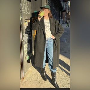 Vintage black cowboy boots